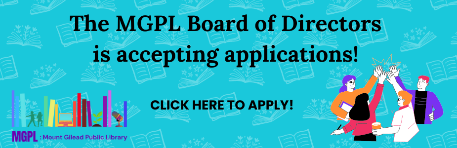 The MGPL Board of Directors is accepting applications! Click here to apply!